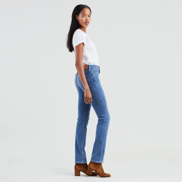 levi's 724 high rise straight jeans second thought