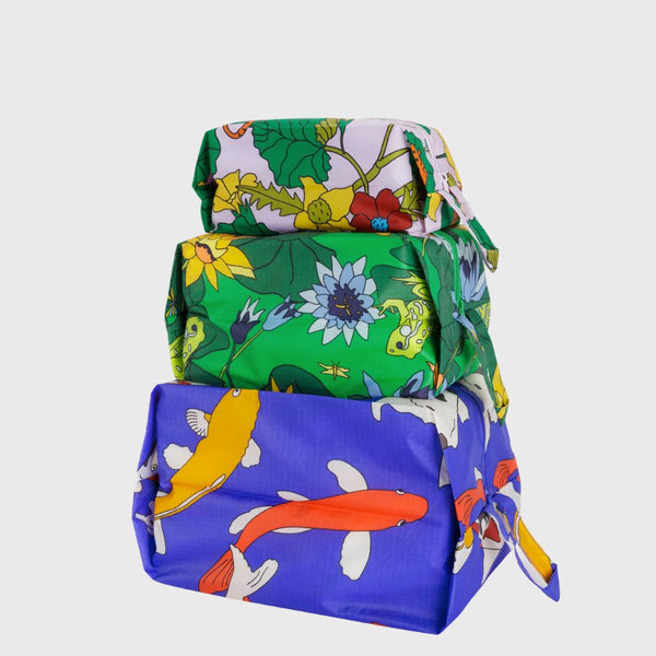 Good Neighbour Baggu 3D Travel Zip Set Pond Friends