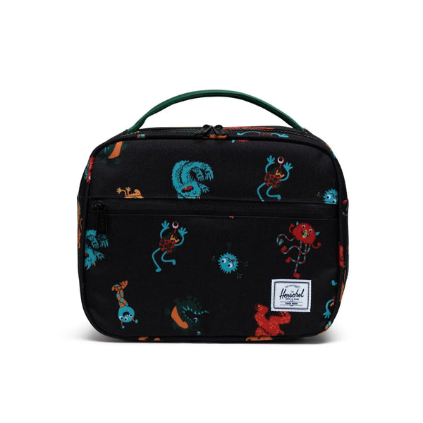 Herschel Pop Quiz Lunch Box Monster Dance Black