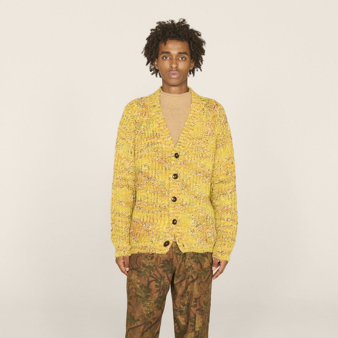 Kurt cobain shop yellow cardigan