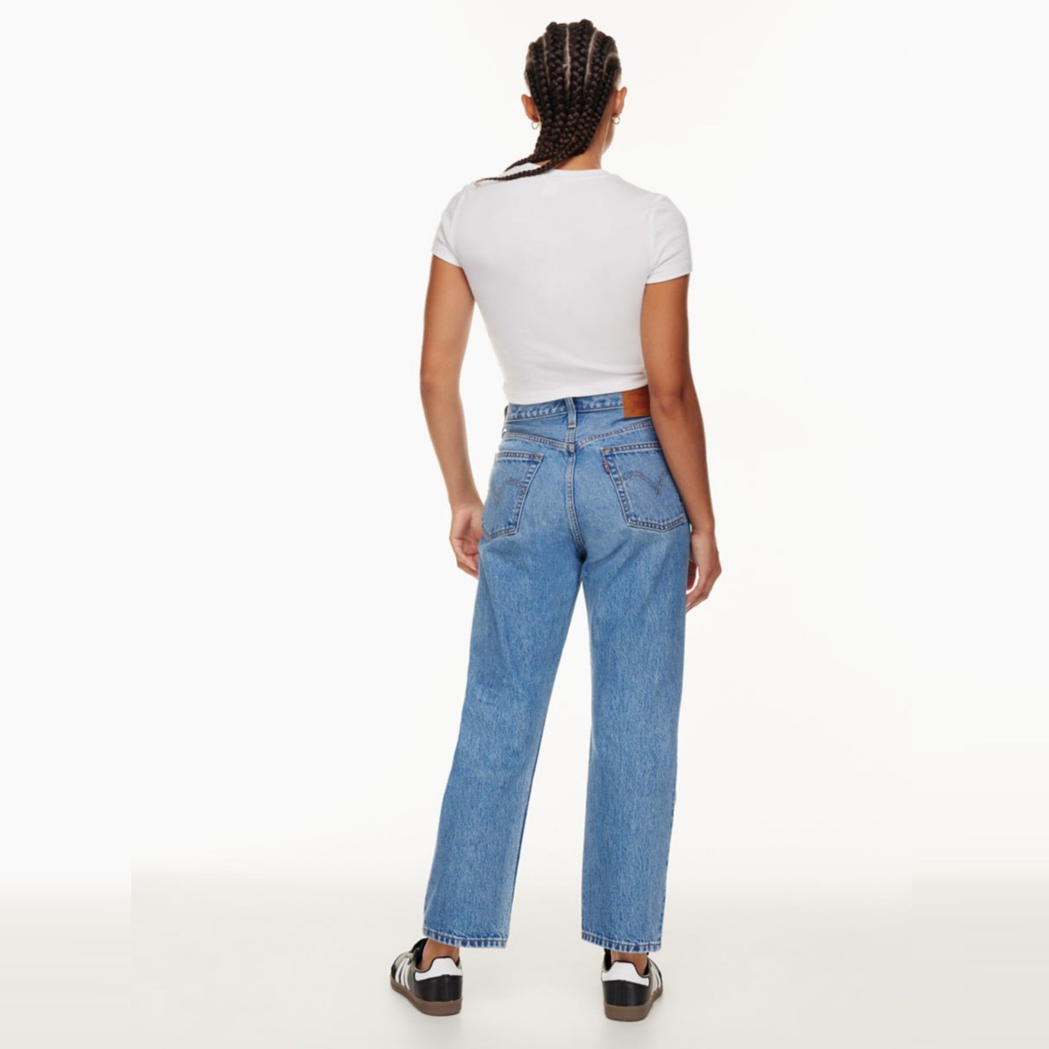 Levi's® 501® Original Button Front Cropped Jeans