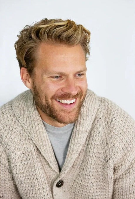 Waffle Shawl Cardigan Skiddaw