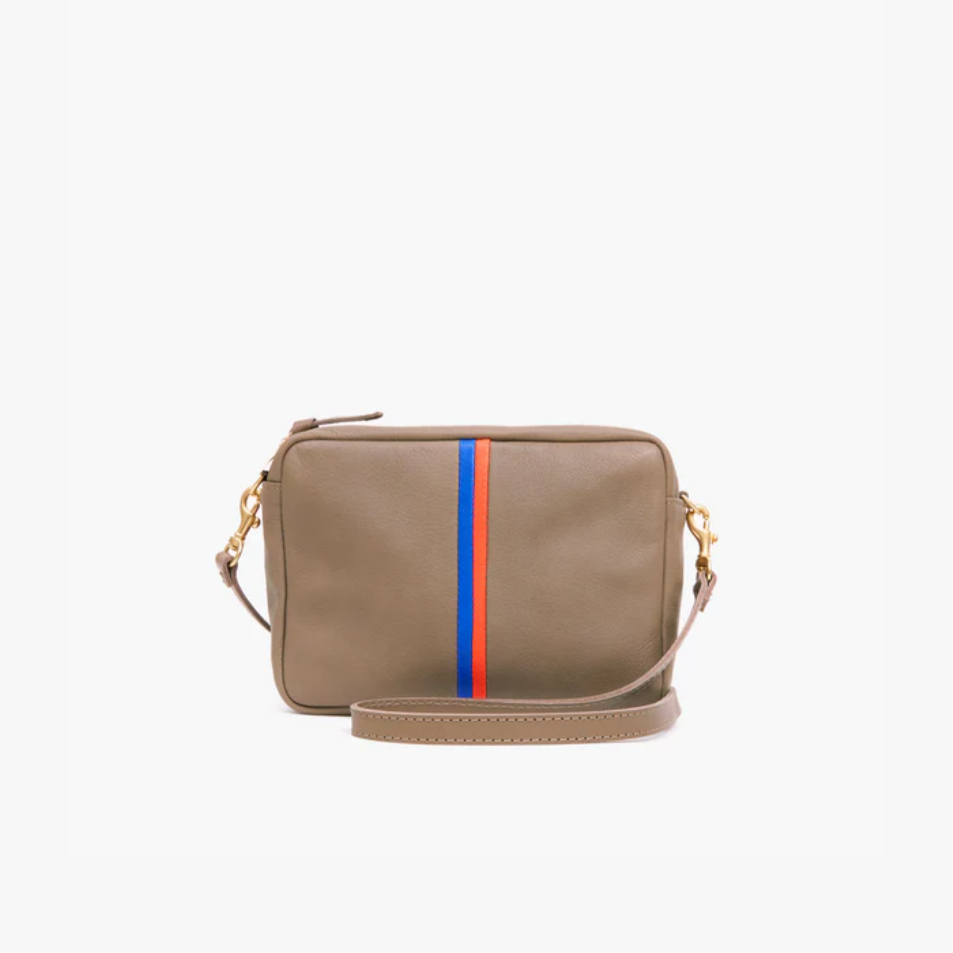 Clare V. - Midi Sac Bag - Natural w/ Stripes – Shooze Boutique