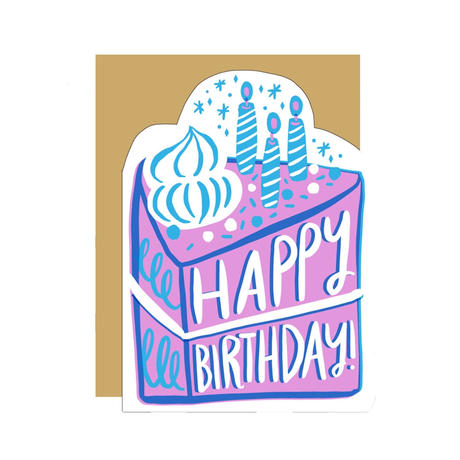 Good Neighbour Eggpress Birthday Cake Card